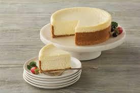 This recipe calls for baking a 9 inch cake for 30 minutes at 350, then sit in the oven for 1 hour. The Cheesecake Factory 6 Inch 7 Inch Whole Cheesecakes Order Online