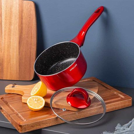 Best saucepan for cooking rice for induction cooktops- Nonstick Induction 2 Quart Pot with Lid and Stay-cool Handle