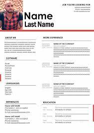 Bullet points and short sentences and appropriately used. Example Of A Good Cv Download Word Template Free Cvs