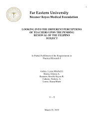 After the recognition of vitex negundo l. Thesis In Filipino Research Papers Academia Edu