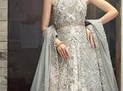 Pastel Green Large Flared Anarkali Pakistani Wedding Gown