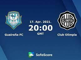 Olimpia, result, score and live score, paraguay soccer/football, april 16 2021 Guairena Fc Club Olimpia Live Ticker Und Live Stream Sofascore