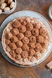 Place chocolate chips in top portion of double boiler or in heatproof bowl placed over saucepan. Easy Tiramisu Cake With Mascarpone Cream Video Valentina S Corner