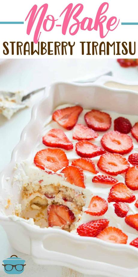 No Bake Strawberry Tiramisu Video The Country Cook