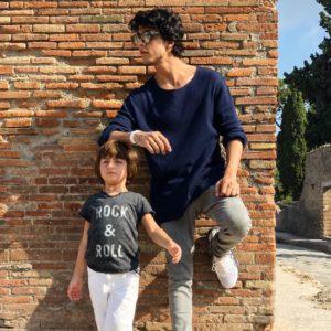 Aryan khan instagram pic with Brother Abram