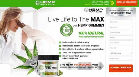 Hemp Max Lab Gummies Canada