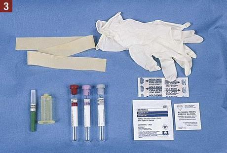 Equipment used during a venipuncture. Phlebotomy | Nurse Key