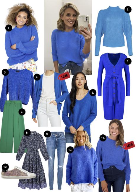 Blue Sweaters || Shopping guide