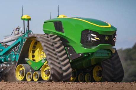 John Deere Showcases Futuristic Autonomous Electric Tractor