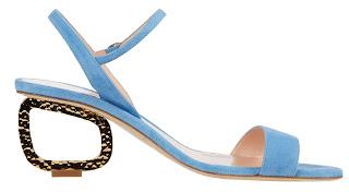 Shoe of the Day | Rupert Sanderson Silhouette Suede Sandals
