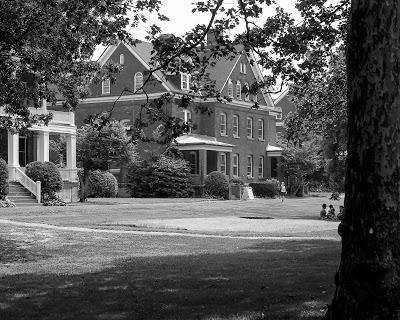Governors Island in black and white, i.e. grayscale