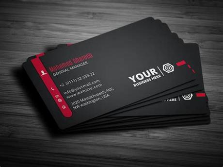Business cards to be fully responsive in all major formats, covering png, jpeg, and svg. Creative Corporate Business Card 27 by Mohamed on Dribbble