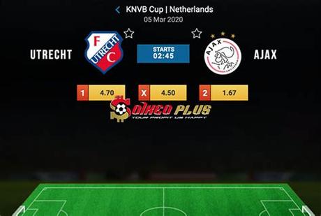 Total match cards for afc ajax and fc utrecht. Soi kèo dự đoán: Utrecht vs Ajax, 2h45 ngày 5/3/2020