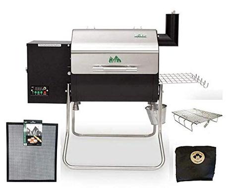 Davy Crockett Pellet Grill Package Includes Cover-Collapsible Rack-Small Mat