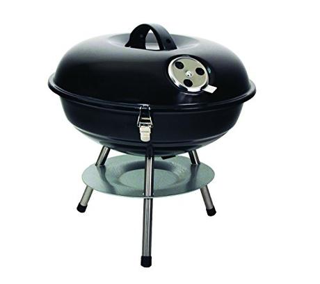 Texsport Barbecue Mini Portable Charcoal BBQ Grill, Black