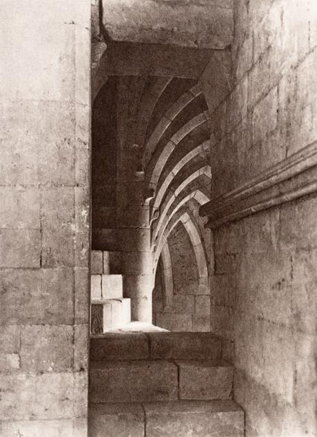 Early photography: Lincoln Cathedral: Stairway In S.W. Turret (#3) – Frederick H. Evans