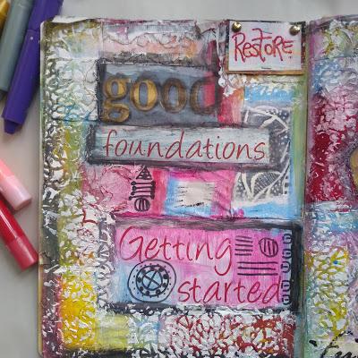 Turning a Composition Notebook into an Art Journal