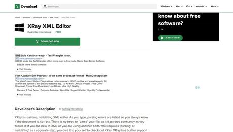XRAY XML Editor