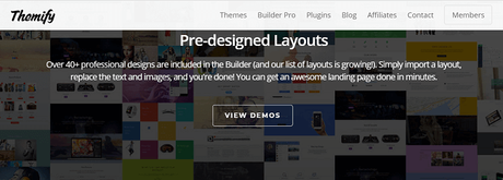 themify page builder