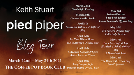 [Blog Tour] 'Pied Piper' By Keith Stuart #HistoricalFiction #WW2