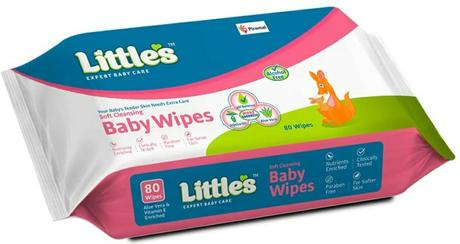 Little's Soft Cleansing Baby Wipes (Price - Rs. 180 for 80 Sheets)