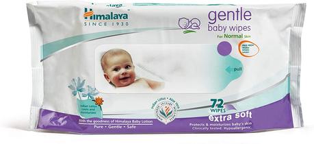 Himalaya Gentle Baby Wipes (Price - Rs. 184 for 72 pieces) 