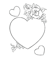 Download and print these skulls and roses coloring pages for free. Roses And Hearts Coloring Pages Best Coloring Pages For Kids Heart Coloring Pages Rose Coloring Pages Coloring Pages