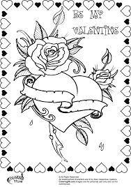 Download or print easily the design of your choice with a single click. Hearts And Banners Roses Coloring Pages For Adults Page 1 Line 17qq Com