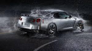 Here you can find the best nissan gtr wallpapers uploaded by our community. Rain Cars Silver Vehicles Nissan Gt R R35 Wallpaper 1920x1080 87744 Wallpaperup