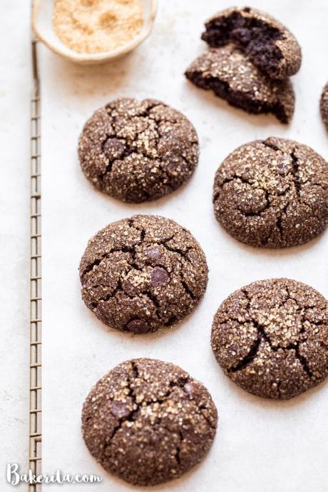 You'll want to make a double batch of these Gluten-Free Vegan Chocolate Crinkle Cookies - one for you, and one to share! These paleo-friendly cookies are perfect for lunchboxes, the holidays, or even a weeknight dessert - thankfully, they come together quickly!