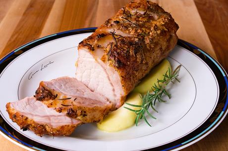 Roast pork loin filet | Roast pork loin filet with a ...
