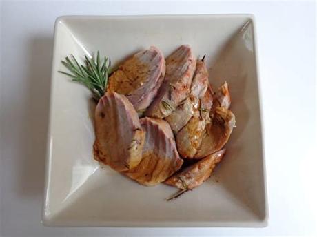 Cover pork loosely with foil if overbrowning. Roast pork fillet with rosemary | The Everyday French Chef