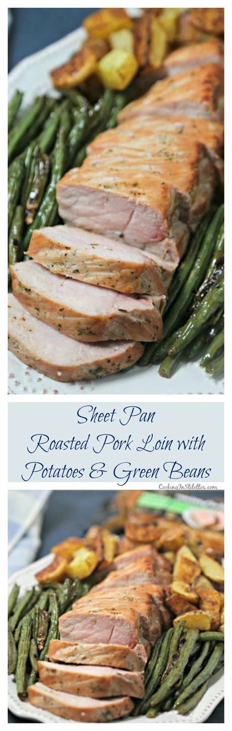 When done, lift roast from foil and strain gravy. Sheet Pan Roasted Pork Loin With Potatoes and Green Beans ...
