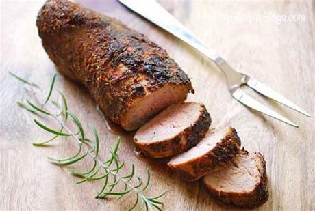 Roast pork for 2 hours or until tender, brushing occasionally with the reserved marinade. Pork Fillet Roasted In Foil / Mustard Pork Loin Roast A ...