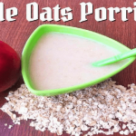 Apple Oats Porridge Recipe for Babies