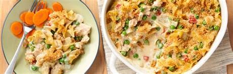 The al dente egg noodles combine with cream of mushroom or you can use cream of celery for a creamy tuna fish recipe. Pioneer Woman Tuna Casserole Recipe / Classic Tuna Noodle ...