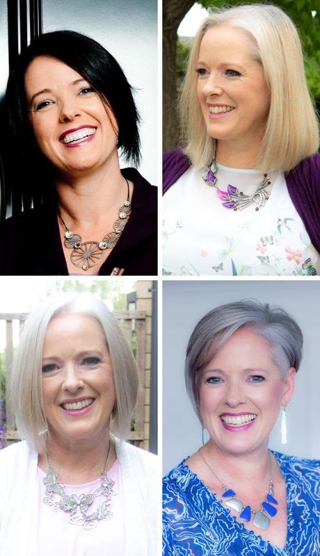 From dark brunette to blonde to gray hair Imogen Lamport Inside Out Style