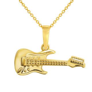 Guitar pendant necklace