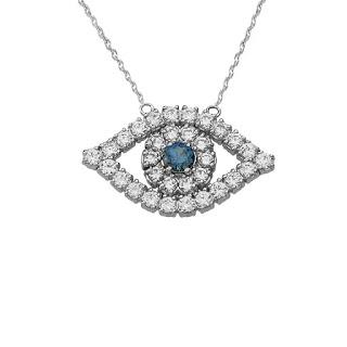 Diamond Evil Eye Necklace