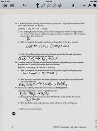 Chemical reactions can be described by equations means equal. Erinehatcher Pogil Types Of Chemical Reactions Answer Key Types Of Chemical Reactions Worksheet Pogil Kids Activities Chemical Reactions Can Be Classified Into Different Categories