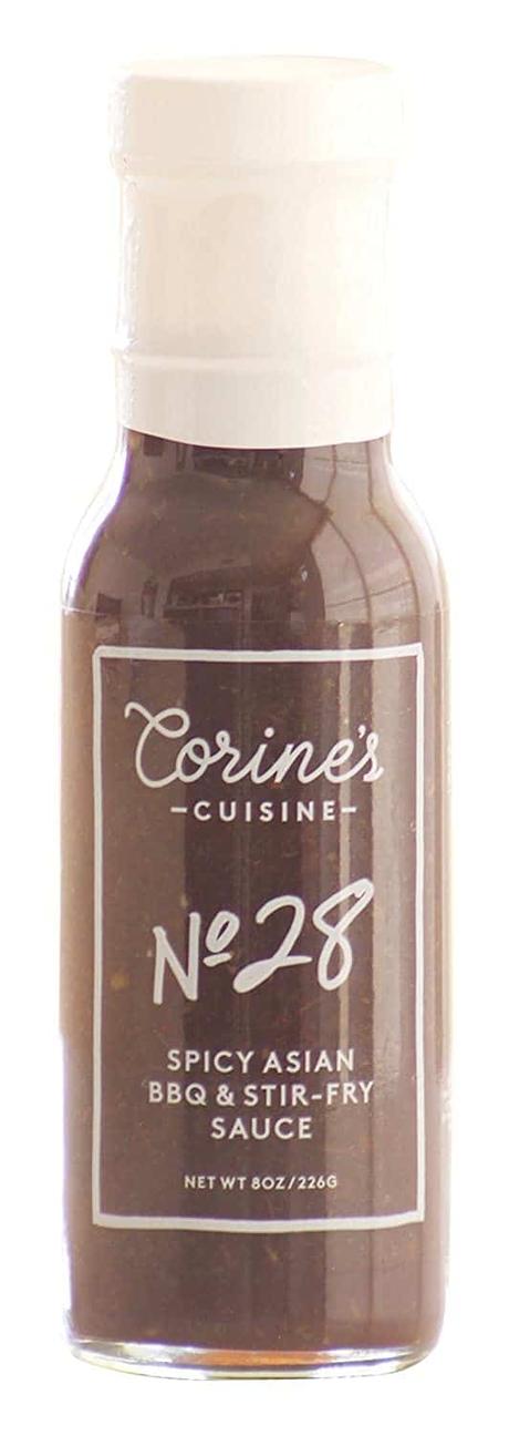 Corine's Cuisine Sauce No. 28 Spicy Asian BBQ and Stir-Fry Sauce for rice