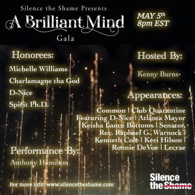 Michelle Williams Being Honored At “A Brilliant Mind Gala” In Atlanta