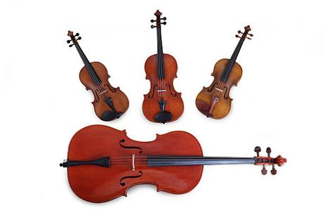 What instruments are in a string quartet?