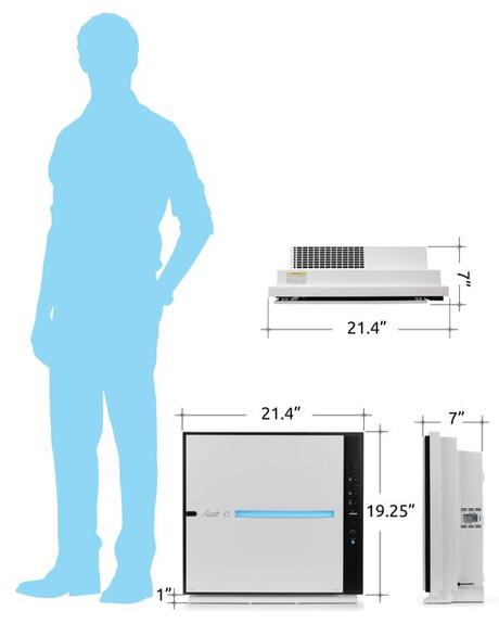 BEST AIR PURIFIER FOR SMOKE, the RabbitAir Minusa2