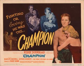 #2,561. Champion (1949) - The Films of Kirk Douglas