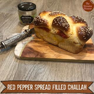Red Pepper Spread Filled Challah ~ The Dreams Weaver