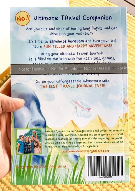 Kids Travel Journal | Flying or Road Trip Packing List Essentials