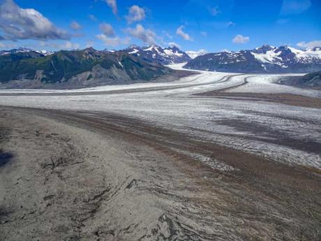 glaciers receding suddenly rivers causing disappear