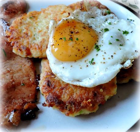 Cheesy Potato Pancakes