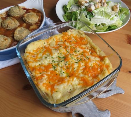 Twice Baked Mashed Potatoes